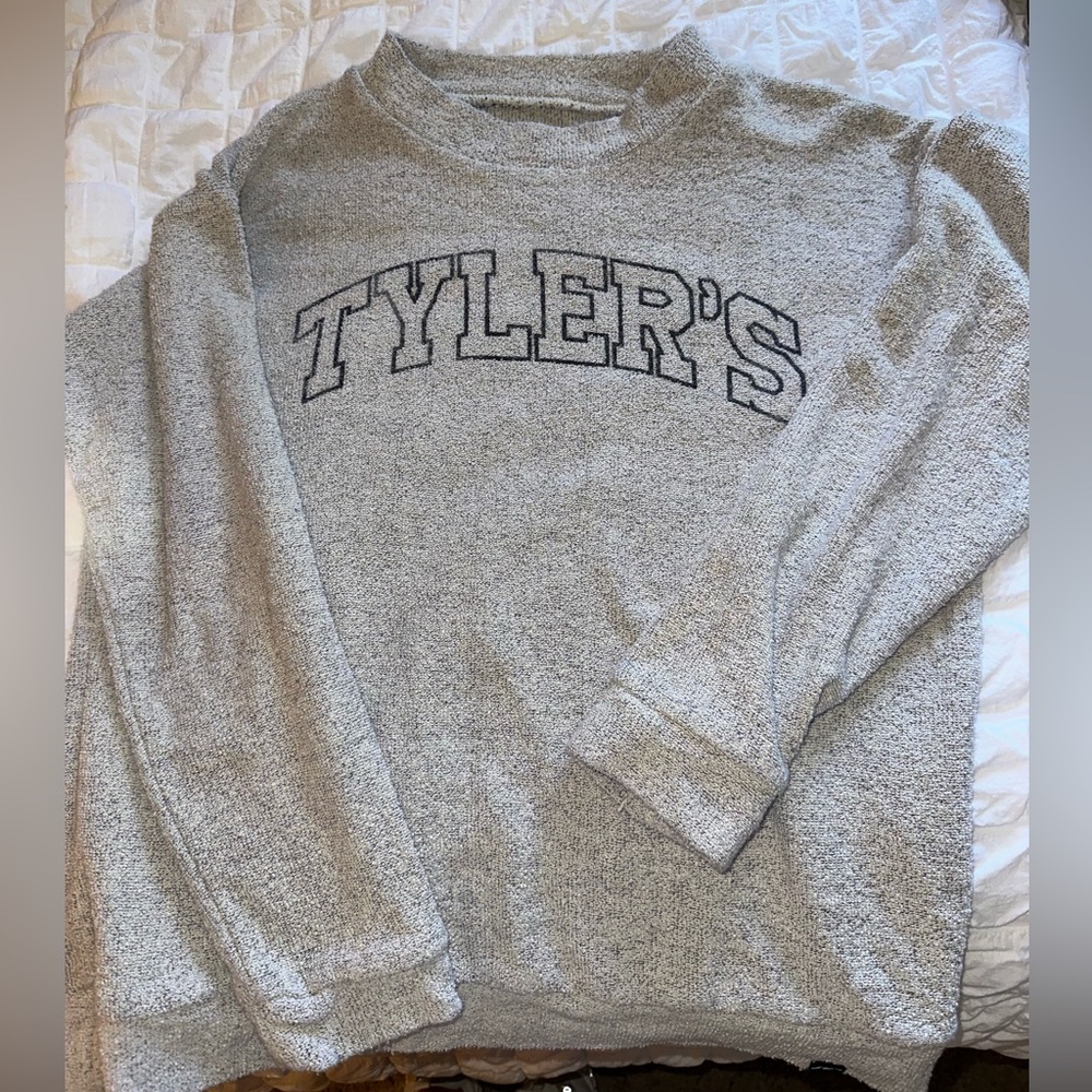 Tyler’s sweatshirt